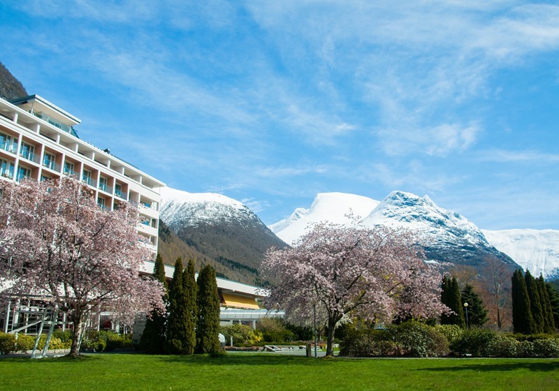 Hotel Alexandra in bloom